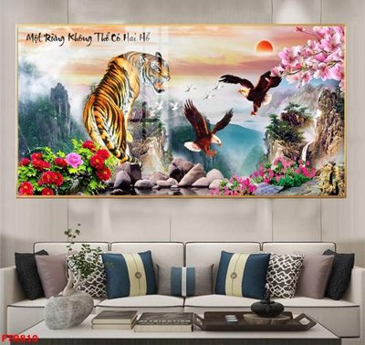 File gốc File gốc tranh rồng hổ FTR810 (chuẩn CMYK) cho nhà in