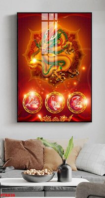 File ảnh File gốc tranh rồng hổ FTR826 (gốc) in Hiflex