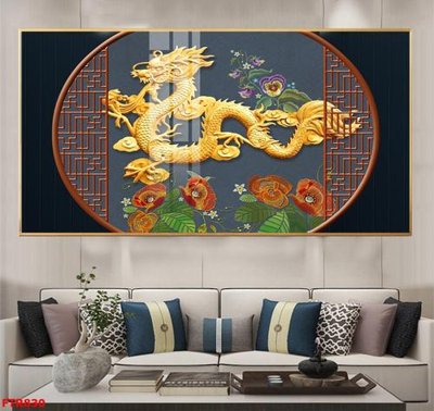 File gốc File gốc tranh rồng hổ FTR830 (bản quyền) cho in ấn