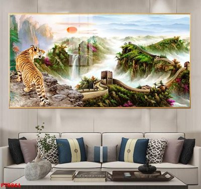 Tệp tin gốc File gốc tranh rồng hổ FTR861 (dùng cho in ấn) chuyên nghiệp