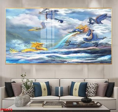 File in trần File gốc tranh rồng hổ FTR872 (file gốc) hoa văn 3D