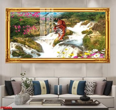 Tải file File gốc tranh rồng hổ FTR881 (ảnh gốc) in tranh kính