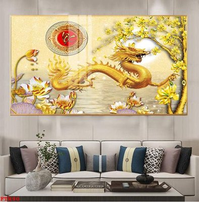 Ảnh gốc File gốc tranh rồng hổ FTR90 (siêu chi tiết) để in ấn