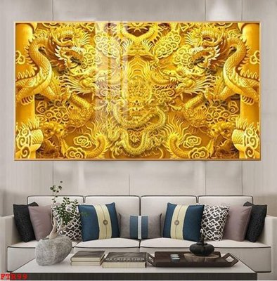 File tranh File gốc tranh rồng hổ FTR99 (bản gốc) in lụa 3D