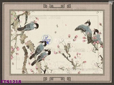 Hình ảnh file gốc in lụa File in tranh tường hiện đại FTS1218