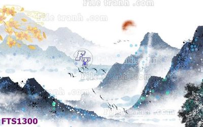 File ảnh File in tranh tường hiện đại FTS1300 (gốc) in standee