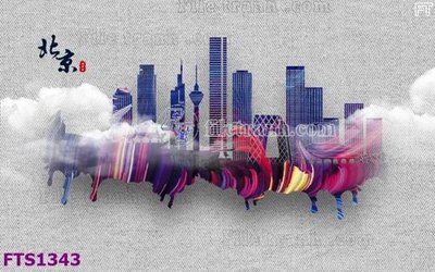 File tranh File in tranh tường hiện đại FTS1343 (ảnh gốc) in trần nhà