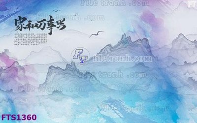 Download file gốc File in tranh tường hiện đại FTS1360 (dùng cho in ấn)