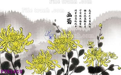 File ảnh File in tranh tường hiện đại FTS1419 (gốc) in poster