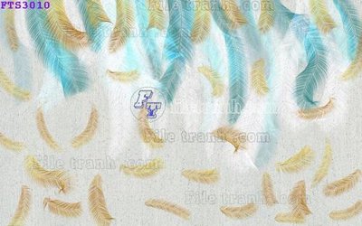 File in trần File in tranh tường hiện đại FTS3010 (bản gốc) hoa văn