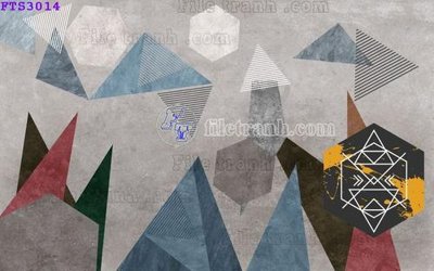 File gốc File in tranh tường hiện đại FTS3014 (phiên bản chuẩn) để in ấn