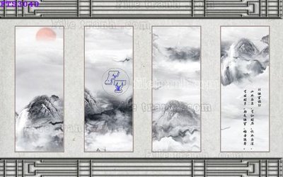 File gốc File in tranh tường hiện đại FTS3049 (PNG) trong suốt (transparent)