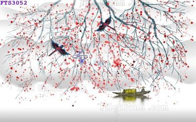 Tải file gốc File in tranh tường hiện đại FTS3052 (để in lụa)