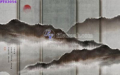 File tranh File in tranh tường hiện đại FTS3056 (gốc) chủ đề động vật