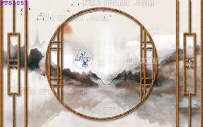 Tải file gốc File in tranh tường hiện đại FTS3057 (bản PSD) còn layer