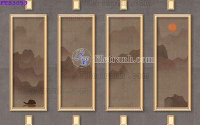 File ảnh File in tranh tường hiện đại FTS3059 (gốc) cho trang trí nội thất