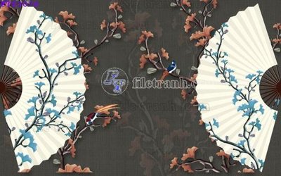 File tranh in tráng gương File in tranh tường hiện đại FTS3076 (siêu nét)