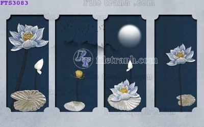 Tải file tranh gốc File in tranh tường hiện đại FTS3083 chất lượng cao