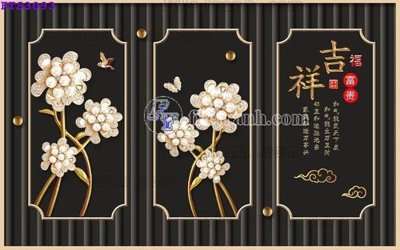 File tranh File in tranh tường hiện đại FTS3093 (ảnh gốc) in trần 3D