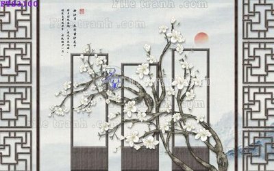 File gốc File in tranh tường hiện đại FTS3100 (thiết kế) cho in ấn