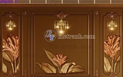 File gốc File in tranh tường hiện đại FTS3117 (in tráng gương) ốp tường