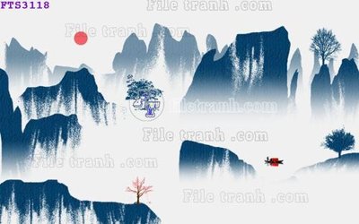 File tranh gốc File in tranh tường hiện đại FTS3118 (bản quyền) độc đáo