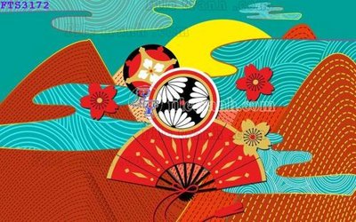 File in ấn File in tranh tường hiện đại FTS3172 (bản gốc) sắc nét