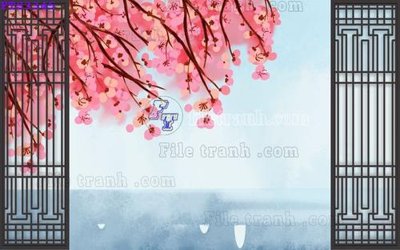 File tranh File in tranh tường hiện đại FTS3345 (gốc) in film