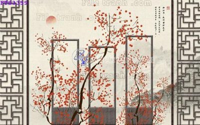 File tranh File in tranh tường hiện đại FTS3359 (gốc) in trên kính