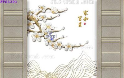 File tranh File in tranh tường hiện đại FTS3391 (bản gốc) treo tường