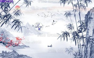 Ảnh mô tả file gốc in mica File in tranh tường hiện đại FTS3393