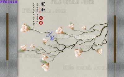 File gốc File in tranh tường hiện đại FTS3418 (trang trí) cho phòng khách