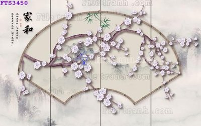 File tranh File in tranh tường hiện đại FTS3450 (gốc) chủ đề động vật