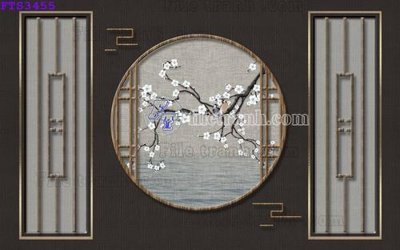 File gốc File in tranh tường hiện đại FTS3455 (in mica) trang trí