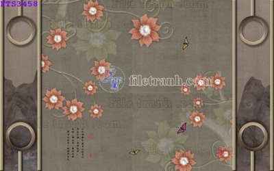 File PSD File in tranh tường hiện đại FTS3458 (nguyên bản) cho thiết kế