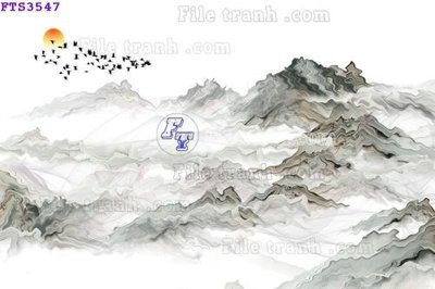 Tải file gốc File in tranh tường hiện đại FTS3547 (in khổ lớn) không vỡ