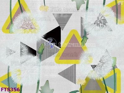 File tranh File in tranh tường hiện đại FTS356 (bản gốc) in lụa dán tường