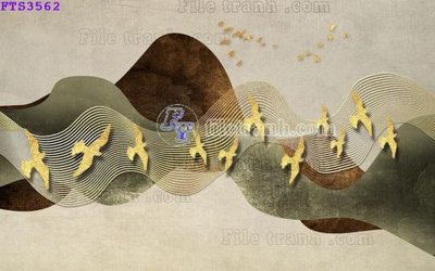 File tranh File in tranh tường hiện đại FTS3562 (ảnh gốc) chi tiết rõ ràng