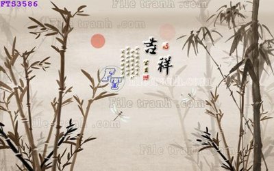 File gốc File in tranh tường hiện đại FTS3586 (trang trí) phòng ngủ