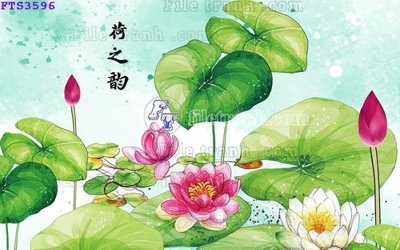 Ảnh gốc File in tranh tường hiện đại FTS3596 (siêu chi tiết) để in ấn