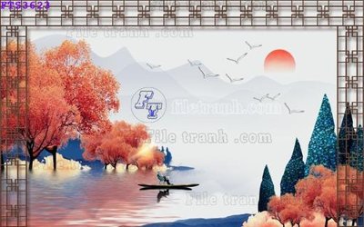 Tải file File in tranh tường hiện đại FTS3623 (ảnh gốc) in tráng gương