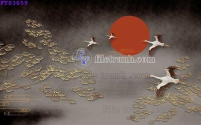 File ảnh File in tranh tường hiện đại FTS3659 (gốc) in Hiflex