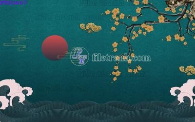 File tranh File in tranh tường hiện đại FTS3667 (ảnh gốc) in trần nhà