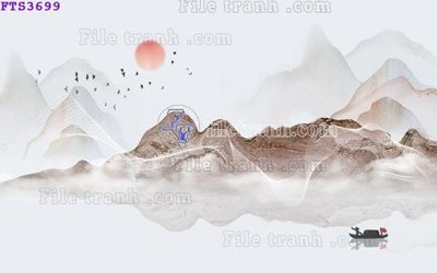 File tranh quảng cáo File in tranh tường hiện đại FTS3699 (file gốc) chuyên nghiệp