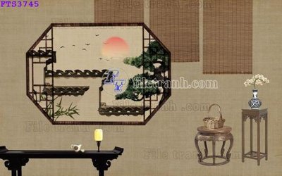 Download file tranh File in tranh tường hiện đại FTS3745 (file gốc PSD)