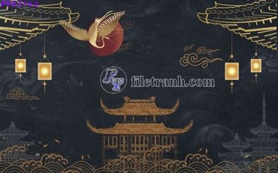 File in lụa File in tranh tường hiện đại FTS3762 (phong cảnh) File in tranh tường hiện đại FTS3762