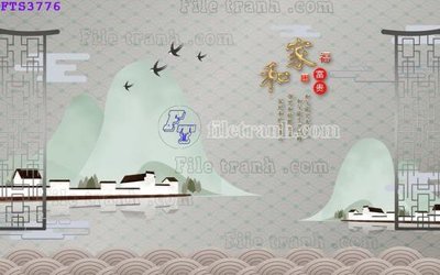 Download file gốc File in tranh tường hiện đại FTS3776 (dùng cho in ấn)