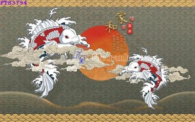 File tranh File in tranh tường hiện đại FTS3794 (gốc) chủ đề động vật