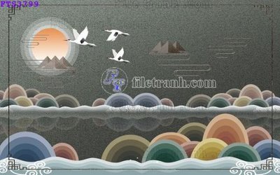 File tranh PSD File in tranh tường hiện đại FTS3799 chất lượng cao