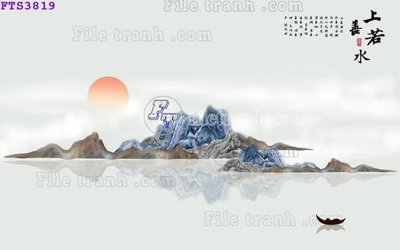 Download file tranh File in tranh tường hiện đại FTS3819 (file gốc PSD)